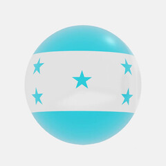 Honduras flag icon or symbols