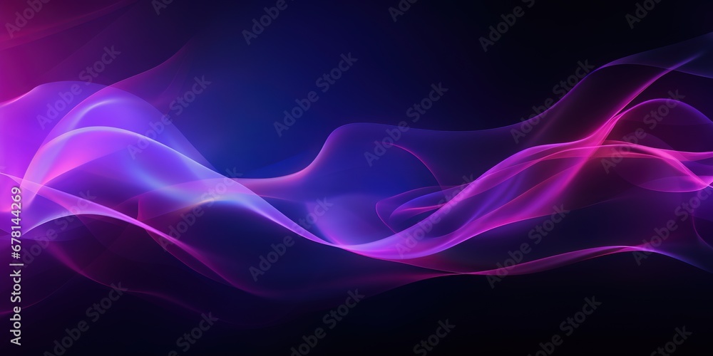 Canvas Prints mystic neon fusion ephemeral abstract enigma, generative ai