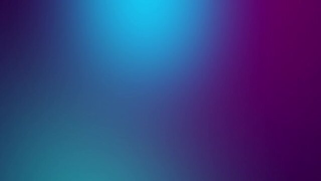 Blurred blue and purple bright lights on gradient background. Moving gradient, soft colors and slow movement,.