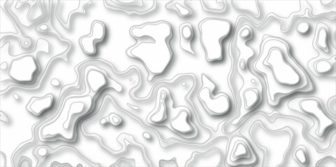 Topographic map in contour line light topographic topo contour map and ocean topographic line map with curvy wave isolines vector and Topographic map background concept.