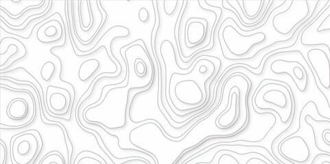 Topographic map in contour line light topographic topo contour map and ocean topographic line map with curvy wave isolines vector and Topographic map background concept.