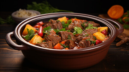 Delicious stew of beef