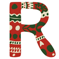 alphabet Christmas ,font in Christmas day
