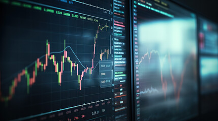 Investment finance chartstock market business  stock market chart