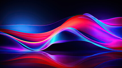 Craft a visually striking image that encapsulates  abstract background with waves abstract colorful background