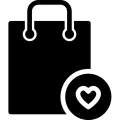 Bag packaging icon symbol vector image. Illustration of the handbag merchandise design image