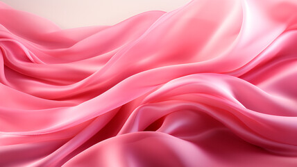 Fototapeta premium pink and white wavy fabric background