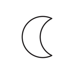 Moon and star icon