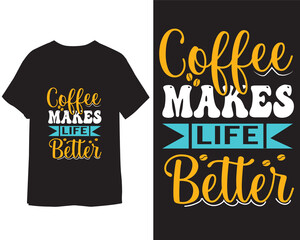 Coffee t shirt design