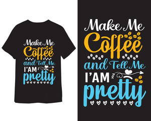 Coffee t shirt design