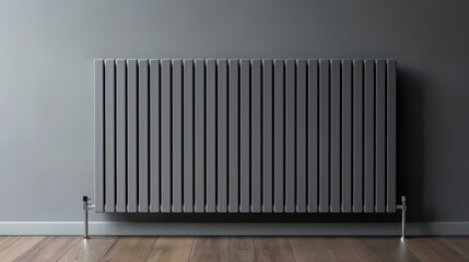 Modern black minimalistic heater