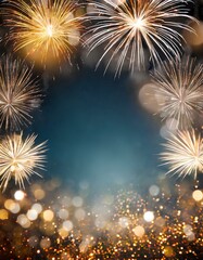 Fireworks Background for Banners and Invitations