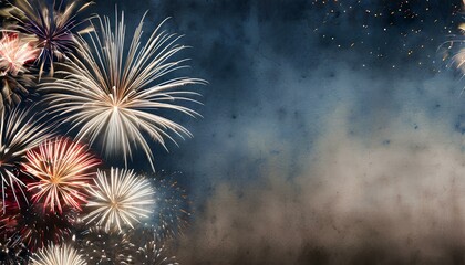 Fireworks Background for Banners and Invitations