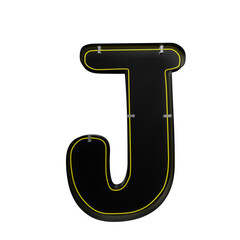 3 D illustration of abc alphabet icon