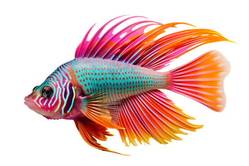 siamese fighting fish isolated