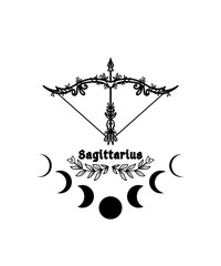 Zodiac sagittarius sign