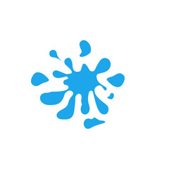blue vector illustration water splash