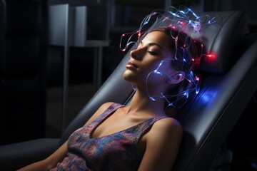 Therapist using bilateral stimulation in EMDR therapy to process trauma 