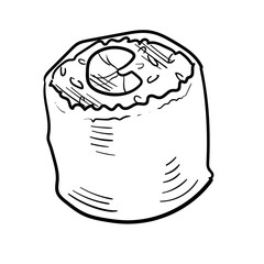 Hand Drawn Sushi Set