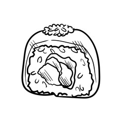 Hand Drawn Sushi Set