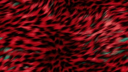 Fototapeta premium Fur leopard skin texture christmas colorful seamless pattern tile. for Print. fabric. wall wallpaper graphics. template for artwork design.
