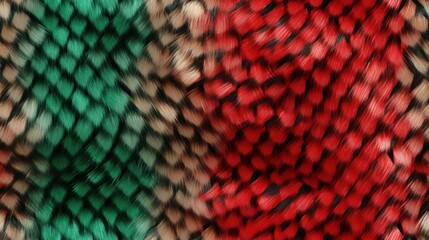 Fur snake animal skin texture christmas colorful Seamless Pattern tile. for Print. fabric textile. wall wallpaper graphics. template for artwork design.
