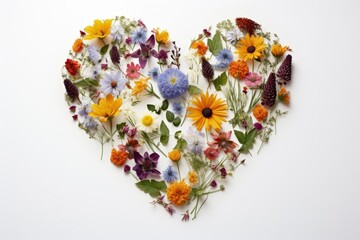Vibrant Heart-shaped Floral Arrangement for Mother's Day