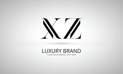 XZ X xz initial logo | initial based abstract modern minimal creative logo, vector template image. luxury logotype logo, real estate homie logo. typography logo. initials logo