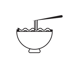 food bowl icon vector illustration eps