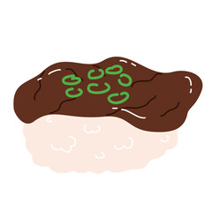 Playful Sushi Vector Set