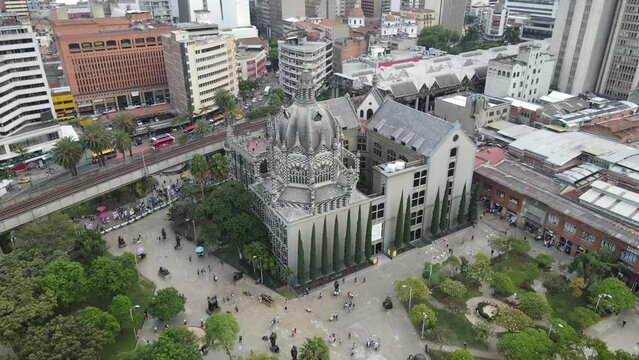 Park of Medellin (Rafael Uribe) in Colombia 