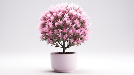 Fototapeta premium Pastel Oasis: Minimal DIY Plant Delight AI Generative