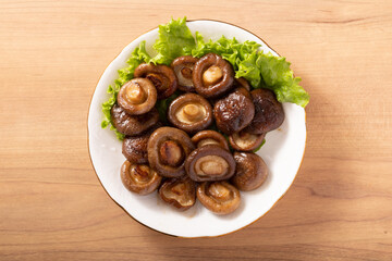 椎茸のバター醤油焼き