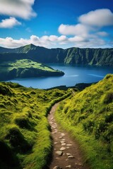 Fototapeta na wymiar Beautiful landscape of Azores islands