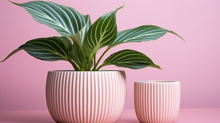 DIY Serenity: Pastel Pot Plant AI Generative