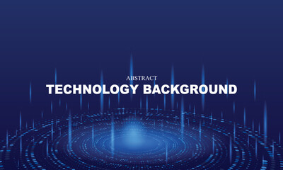 Futuristic and captivating abstract tech background, featuring dynamic shapes and technological elements. This composition adds a touch of innovation and modernity to your design projects.