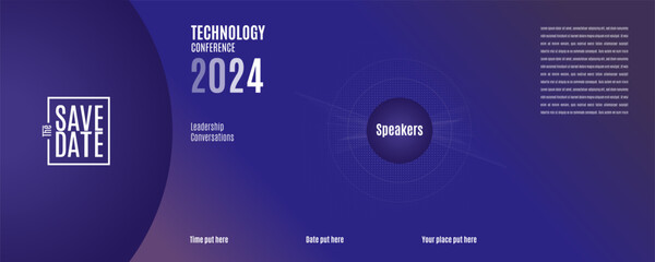 Save the date banner. Can be used for business, marketing and advertising. logo graphic design of event summit made for economic, business and environment upcoming events. Vector EPS 10