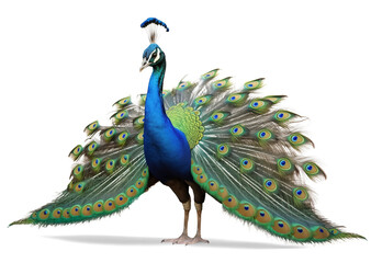 Majestic Peacock displaying its feathers © FP Creative Stock