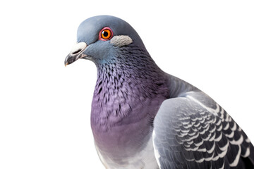 Realistic 8K Pigeon on Transparent Background, PNG, Generative Ai