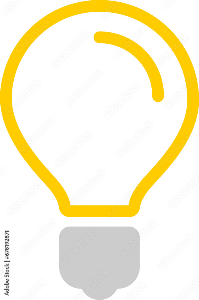 Poster light bulb icon vector. llightbulb idea logo concept. lamp electricity icons web design element. led