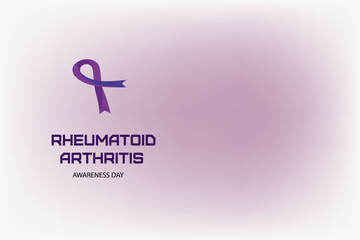 Obraz premium Rheumatoid Arthritis awareness day observed each year on February 2nd. Vector doodle line art outline illustration for web banner, poster, flyer.
