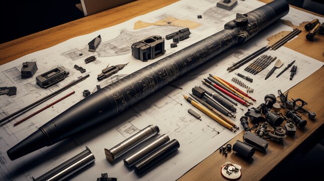 Plans for a modern rocket, reverse engineering