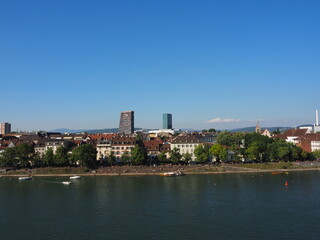 Fototapeta na wymiar River view of Switzerland