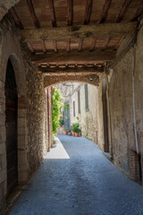 Fototapeta na wymiar Montecchio, old town in Terni province, Umbria
