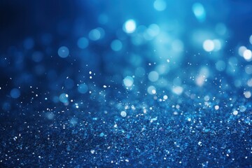 blue sparkle glitter bokeh abstract background