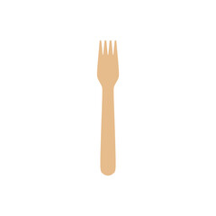 fork flat design vector illustration isolated on white background. restaurant business concept. Kitchen tools, utensils and kitchen accessories