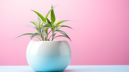 Pastel Elegance in DIY Plant Decor AI Generative