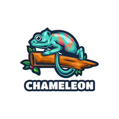 Chameleon Mascot Logo Design
