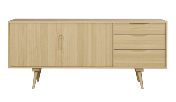 Wooden sideboard table or sideboard Cabinet. 