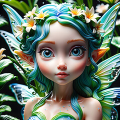 Enchanting Sugar Ladies Born of Sweet Magic: The Tale of Artistic Creation Unveiling Captivating Sugar Fairies in the World of Creativity.(Generative AI)